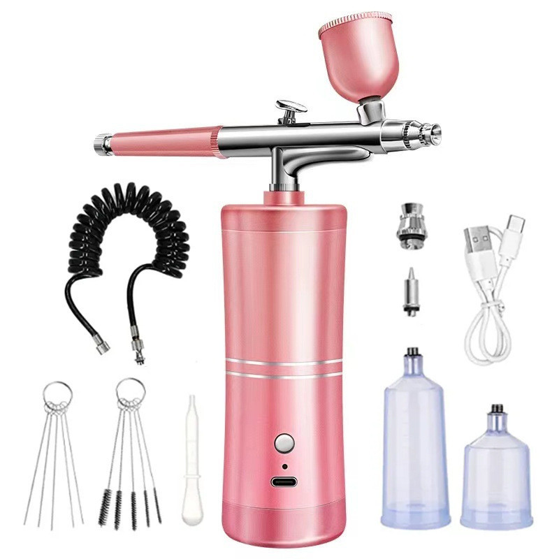 Oxygen Injector Electric Mini Air Compressor Machine Air-Brush Paint ...