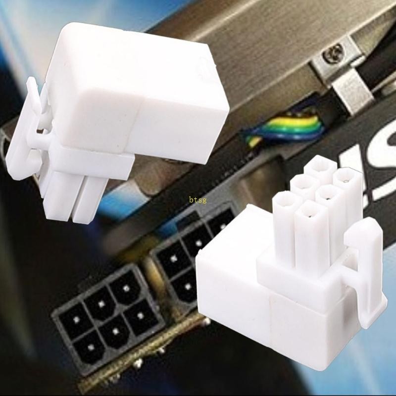 BT GPU VGA 6Pin Male 90 Degree Turn to 6Pin Female Power Adapters ...
