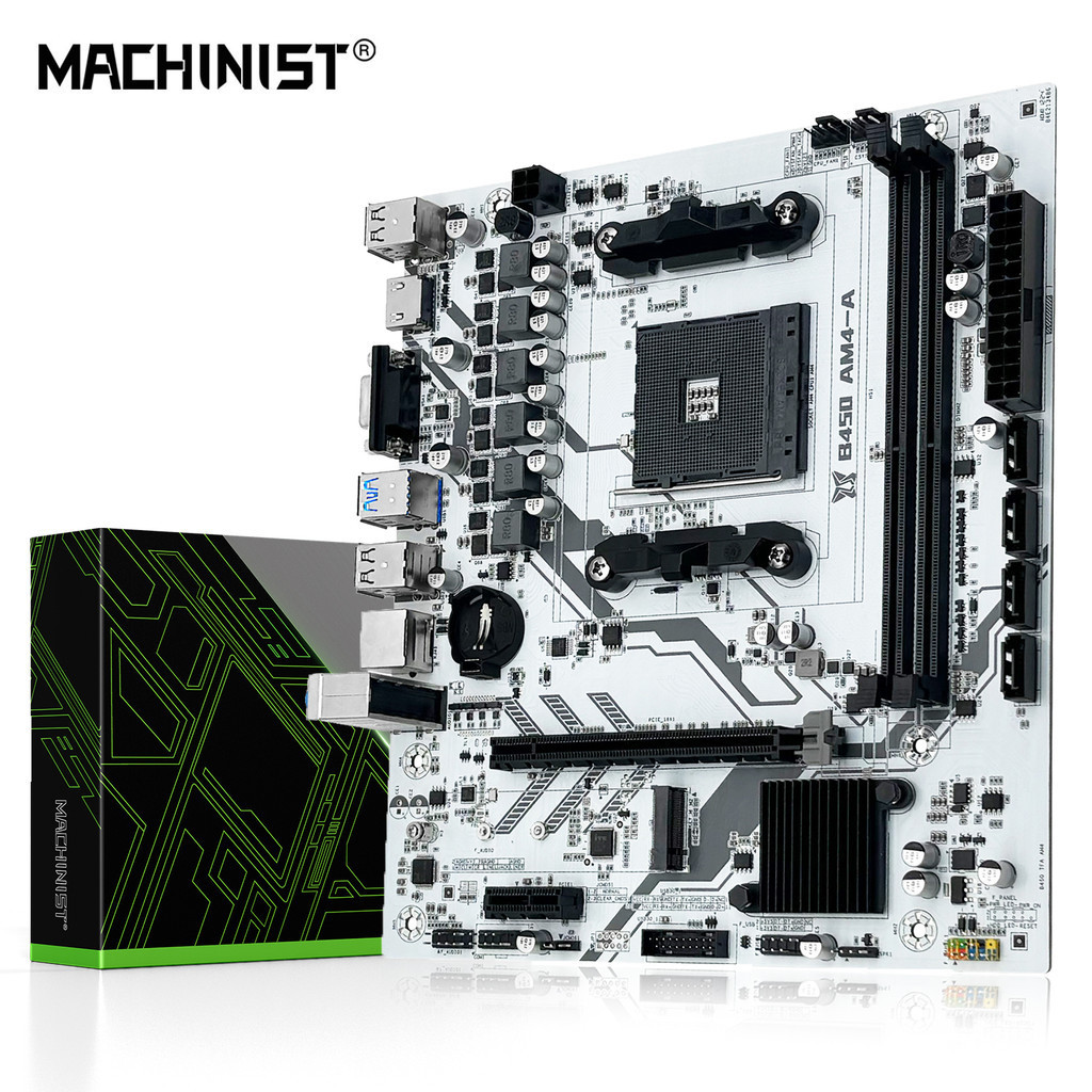 MACHINIST B450 Motherboard AMD Processor Dualchannel DDR4 Memory AM4
