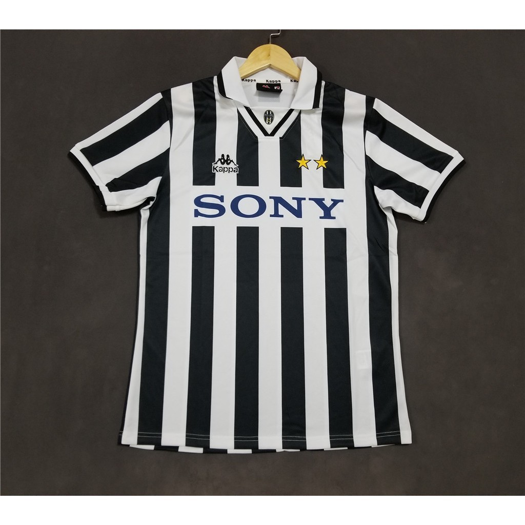 Juventus 95-97 Home Retro Soccer Jersey Football #ZIDANE #DEL PIERO ...