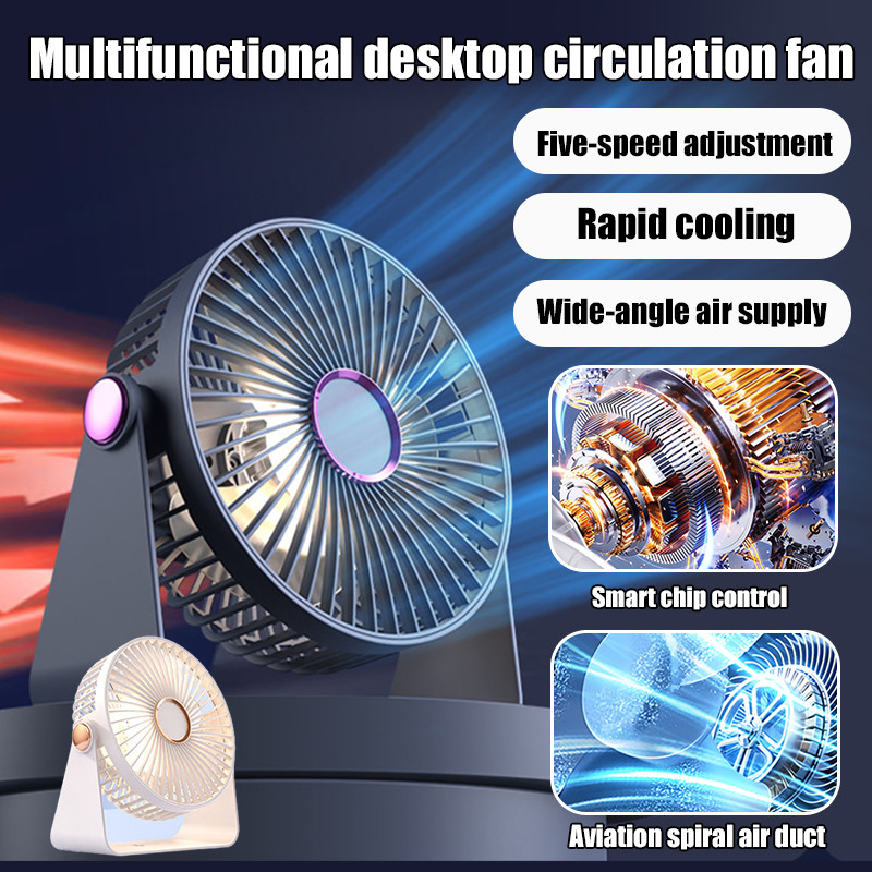 Highspeed wind mode Mini Fan Desktop Fan Refrigeration Circulating air ...