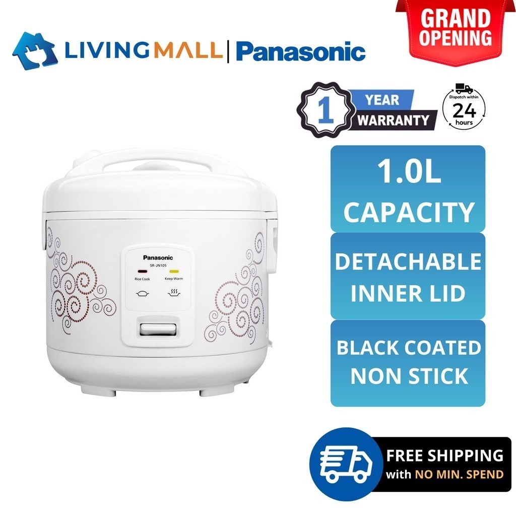 [FREE DELIVERY] PANASONIC SRJN105 (1L) RICE COOKER RICE/PORRIDGE SR