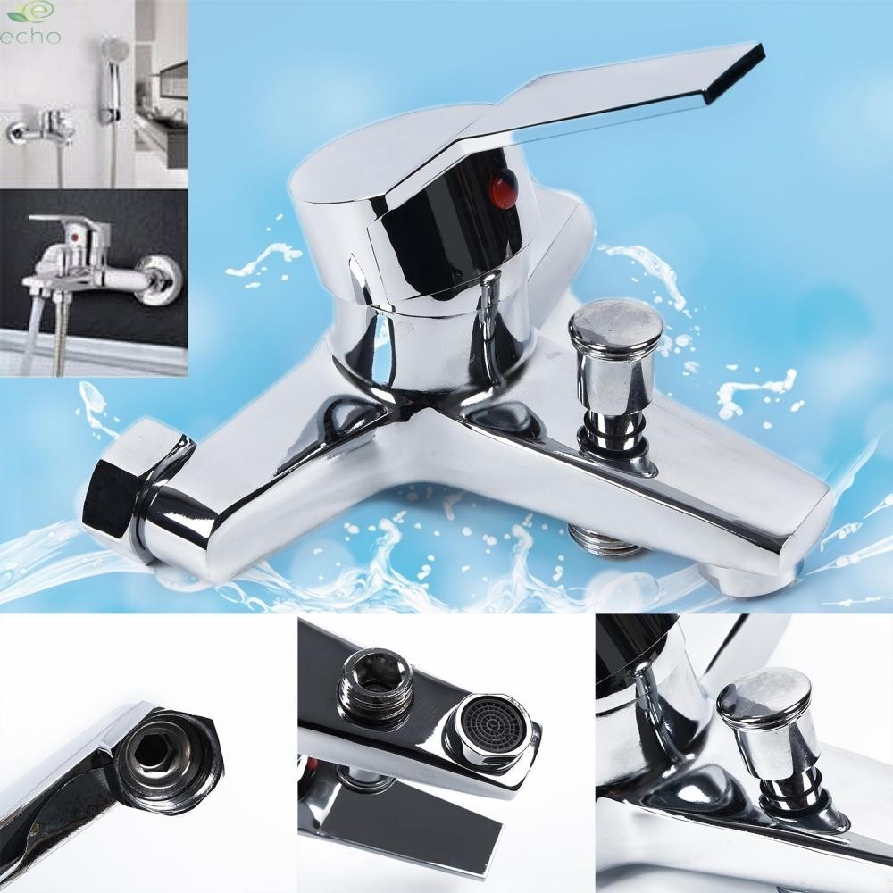 Wall Mount Bath Faucet Valve Mixer Tap for Bathroom Tub Shower with ...