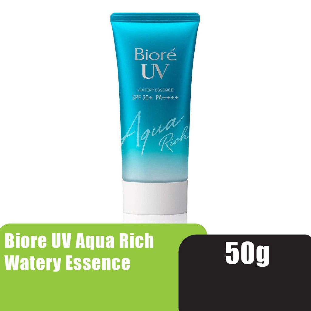Biore Uv Aqua Sunscreen Rich Watery Essence Spf 50+ 50g - UV Protection ...