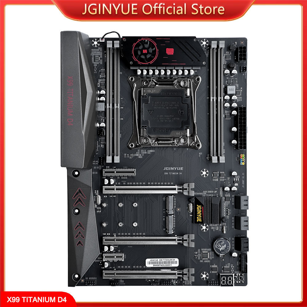 JGINYUE X99 TITANIUM D4 LGA 2011-3 Motherboard | Shopee Malaysia