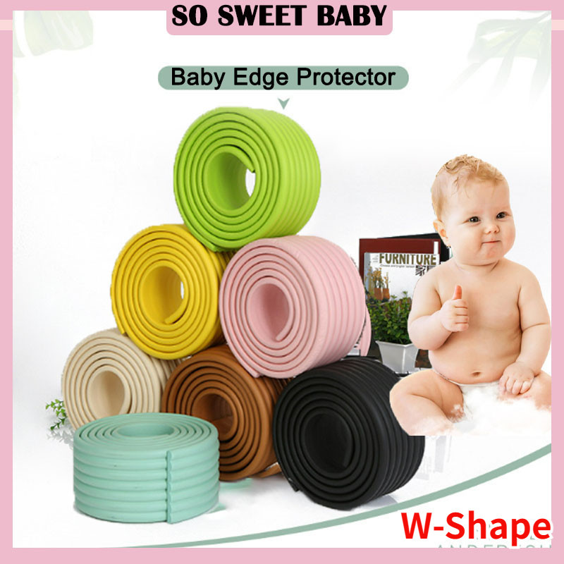 READY STOCK 2 Meter Baby Edge Corner Protector Baby Safety Bumper Strip