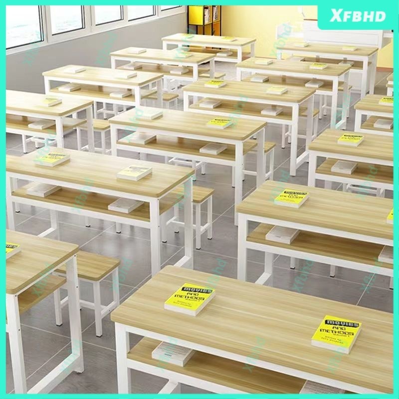 School Desk Chair Primary School Students Double-Layer Study Table ...