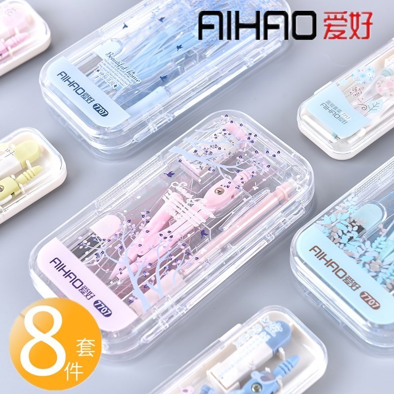 Hobby Compass Ruler Set Multifunctional Ruler Triangle Board Protractor ...