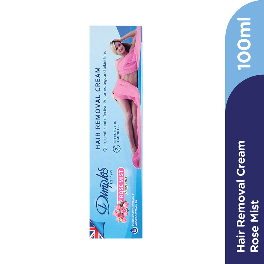 DIMPLES Hair Removal Cream Rose Mist 100ml Shopee Malaysia