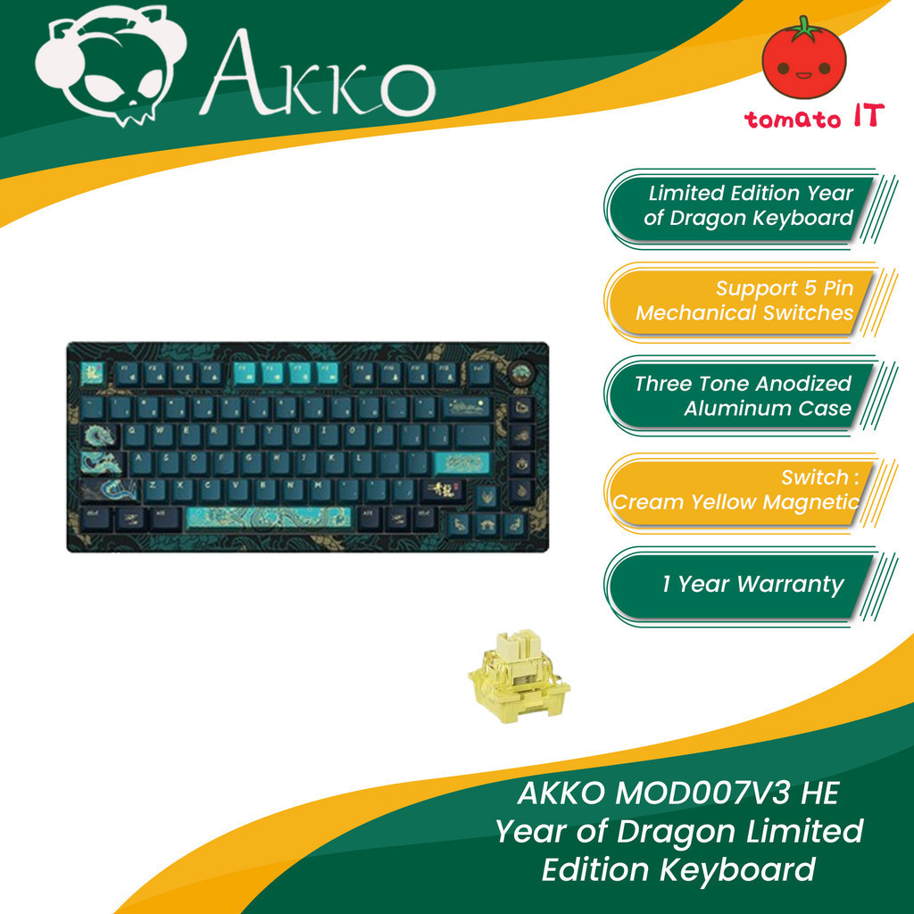 AKKO MOD007v3 HE Year of Dragon Keyboard | Shopee Malaysia