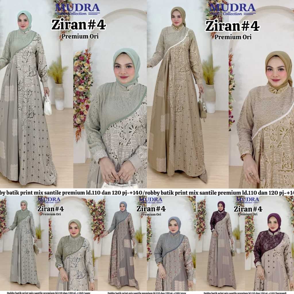 Women's Fashion ZIRAN 4 DRESS From MuDRa | Shopee Malaysia