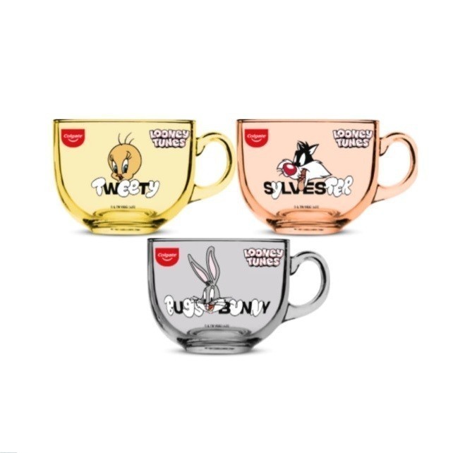 Colgate Looney Tunes Mug Set (Not For Sale) | Shopee Malaysia