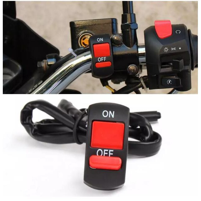 Universal Motorcycle Switches Bullet Connector Handlebar Switches ON ...