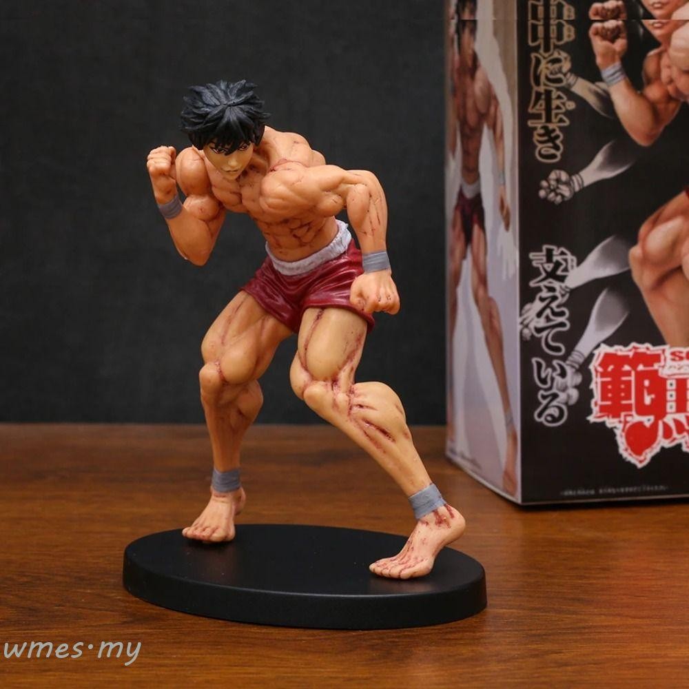 Jiumaocleu Anime BAKI Hanma Yujiro Figur – 22 Cm Yujiro Statue Modell