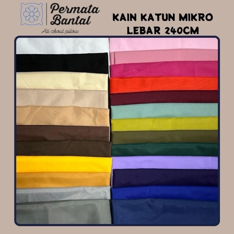 KATUN Poly Micro Cotton Fabric, Bed Sheet Material, Length 1 Meter ...