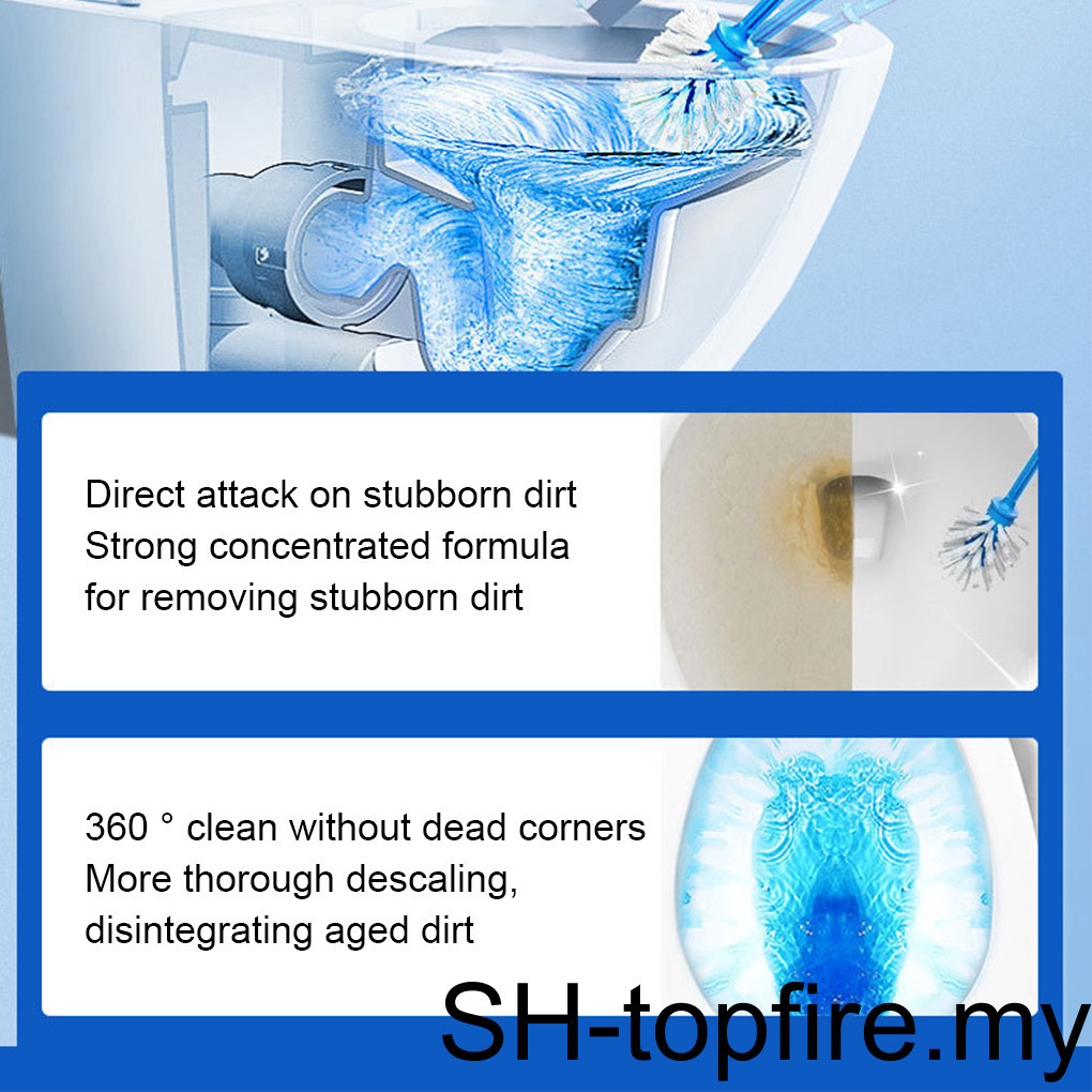 Quick And Easy Toilet Cleaner Dissolves Easily After Cleans Freshens ...