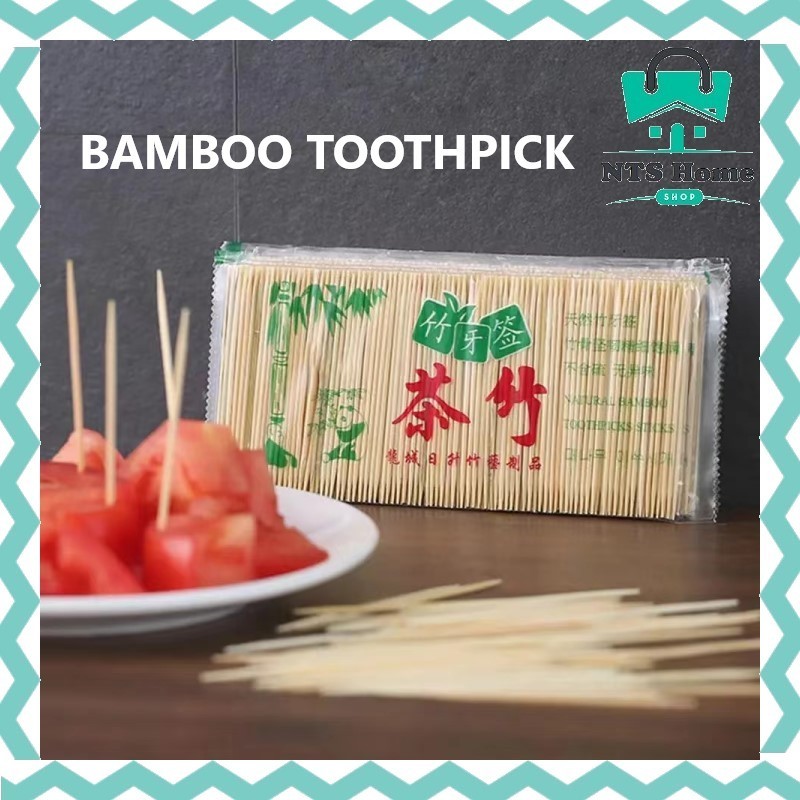 Double-headed Bamboo Toothpicks | Disposable Toothpicks | Shopee Malaysia