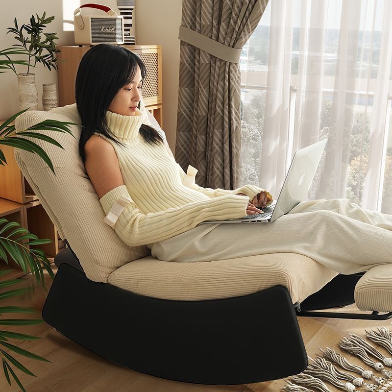 Rocking Chair Lazy Sofa Japanese Style Reclining Chair Adult Balcony ...