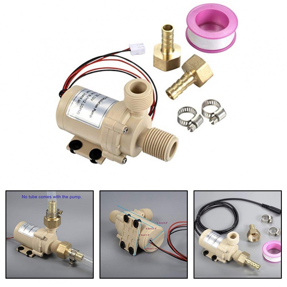 Compact and Efficient 12V Solar Hot Water Heater Circulation Pump Low