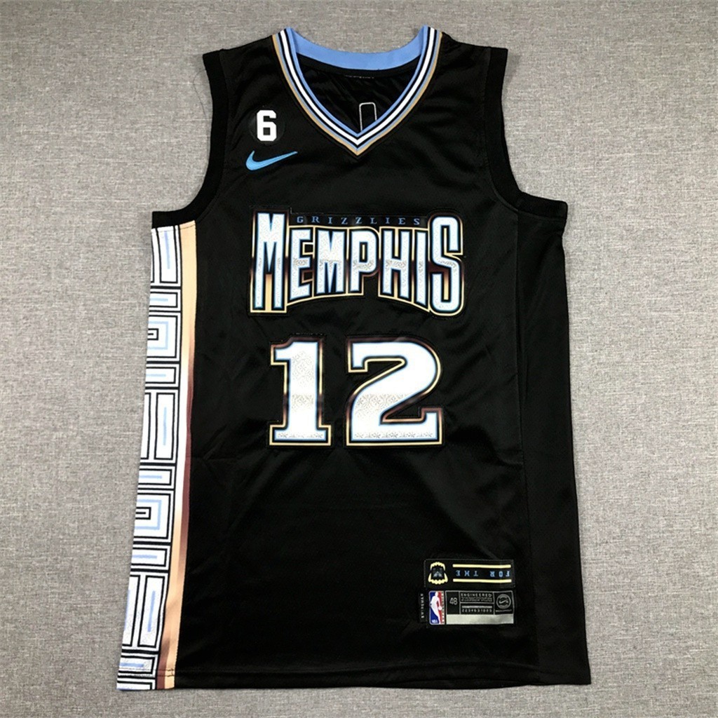 Men 2023NBA Memphis Grizzly Ja Morant Basketball 2023 Black | Shopee ...