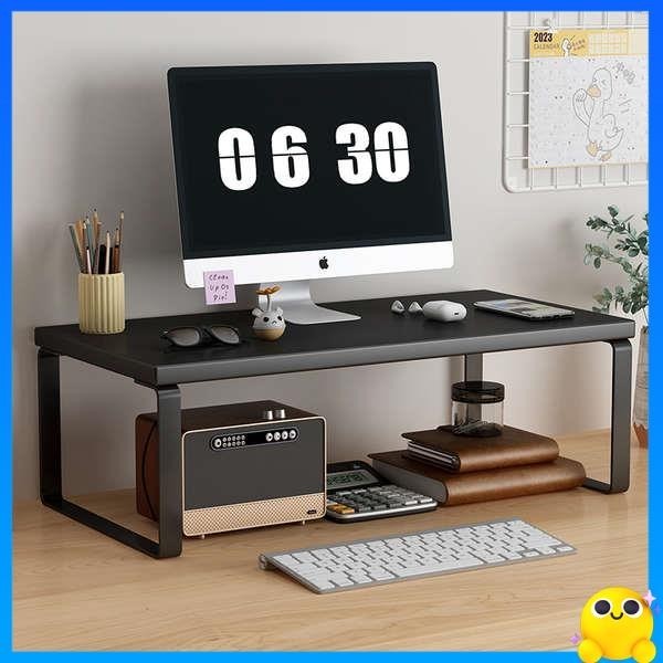 monitor stand laptop stand Rak storan lapisan tunggal, storan desktop ...