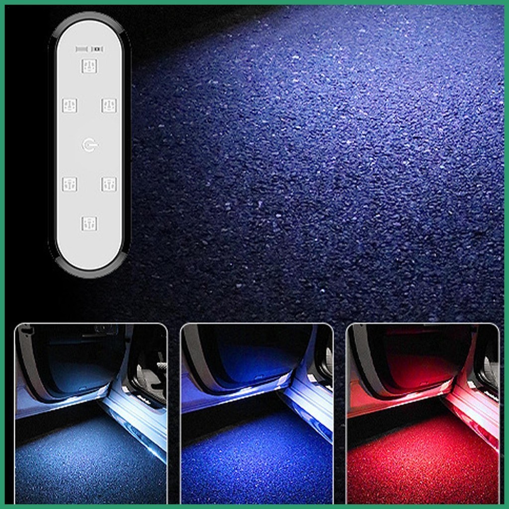 Car Door Sill Lights LED Door Light Welcome Light Auto-Sensing Ambient ...