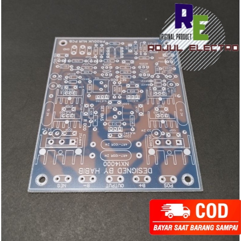 Pcb Power Amplifier NX14000 NX 14000 Builtup FR4 Designed By Habib