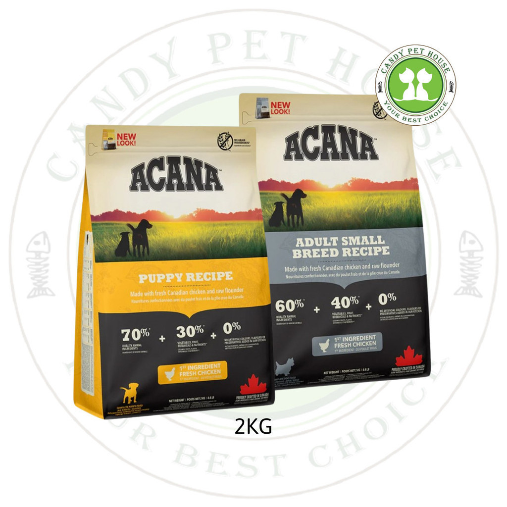 Curated visual reference: Visual Reference: Acana Dog Dry Food Adult Small Breed Puppy Junior 2Kg