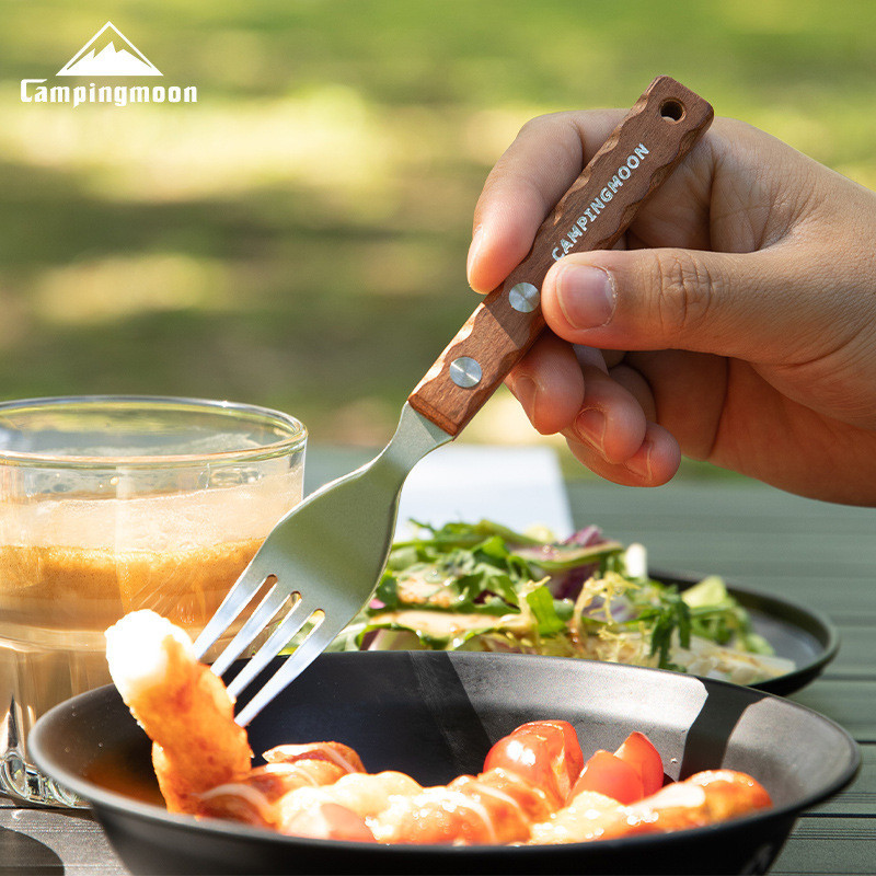 Campingmoon CS-23 Fork Spoon Two-Piece Set Outdoor Camping 304