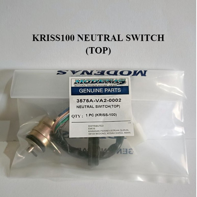MODENAS KRISS KRISS100 FREE GEAR SWITCH N NEUTRAL SENSOR GEAR NEUTRAL ...