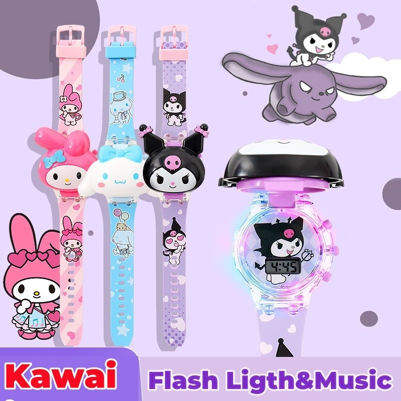 Sanrio Cartoon kuromi melody Cinnamoroll Ultraman Children's Watch ...