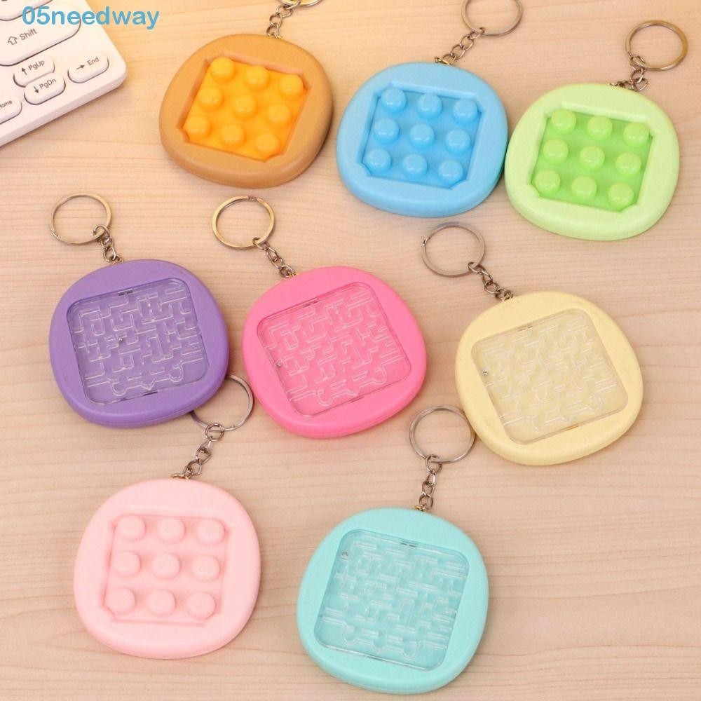 NEEDWAY Simple Dimple Toy, Push Bubble Maze Pinch Dimple Toy Keychain ...