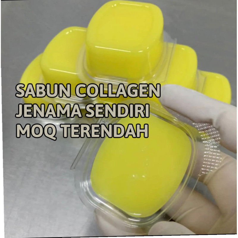 [DIRECT KILANG] SABUN BANANA COLLAGEN NATURAL SOAP GLOW1NG KULIT BERSIH ...