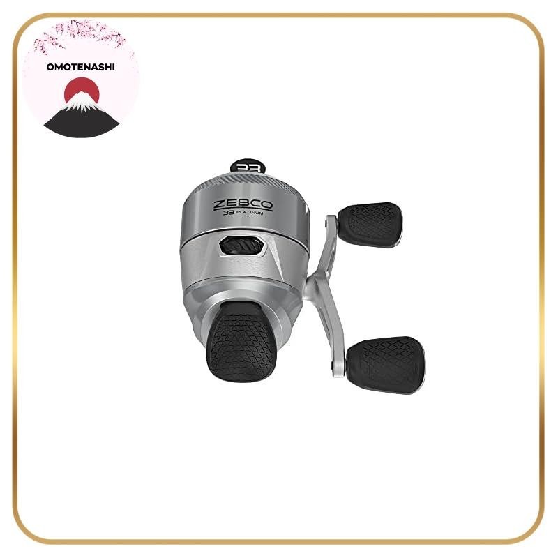 Zebco 33 Platinum Spincast Fishing Reel Size 30 Reel  Right-Handed/Left-Handed 4.7:1 Gear Ratio Pre-spooled 10 lb Zebco Cajun  Line Silver | Shopee Malaysia