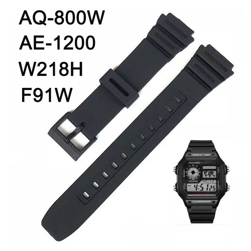 Swiss Fashion Rubber Black Wristwatch Band W20124U2_K0000813 main image 1