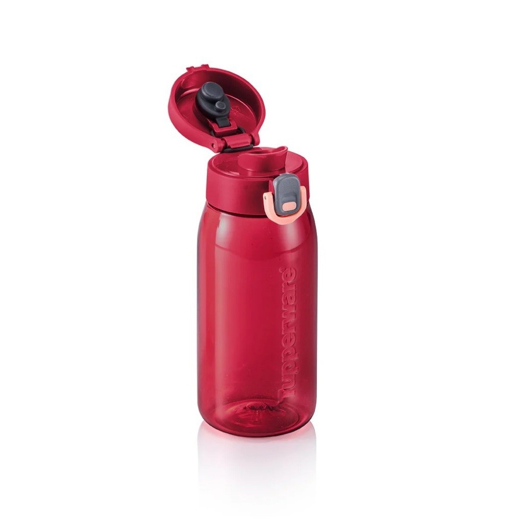 Tupperware H2GO with Easy Open Cover 550ml (Red/Black) | Shopee Malaysia