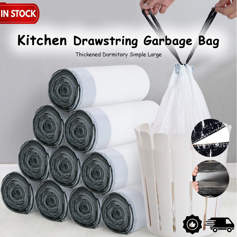 75PCS/ROLL & 102PCS/ROLL Garbage Bag Office Cleaning Trash Bags with ...