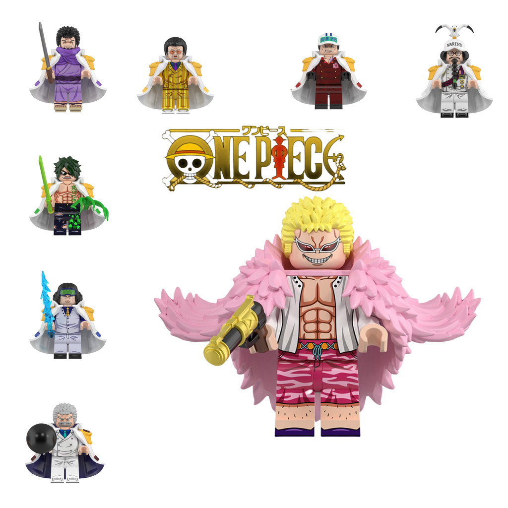Compatible with LEGO One Piece series Kizaru Akainu assembly building