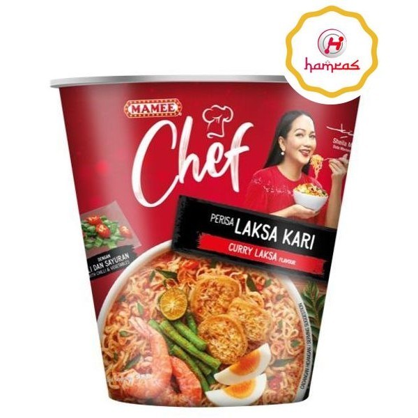 Mamee Chef Curry Laksa Cup 72g Shopee Malaysia