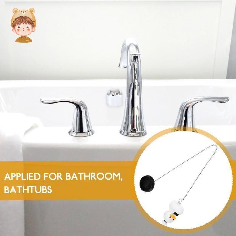 water plug, drain plug, water stopper,Bathtub, white cap duck, rubber ...