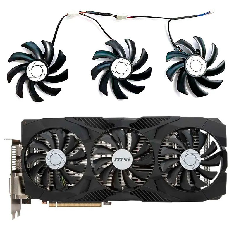 Ventilateur De Reoidissement Pour Carte Graphique De Jeu MSI Radeon RX 5700 57