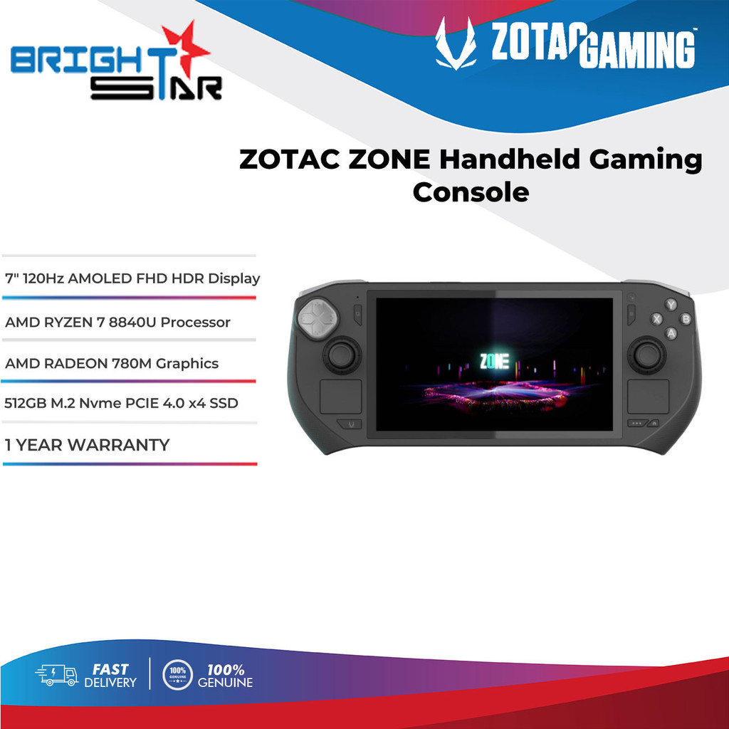 ZOTAC ZONE Handheld Gaming Console - ZGC-G1A1W-01 | Shopee Malaysia