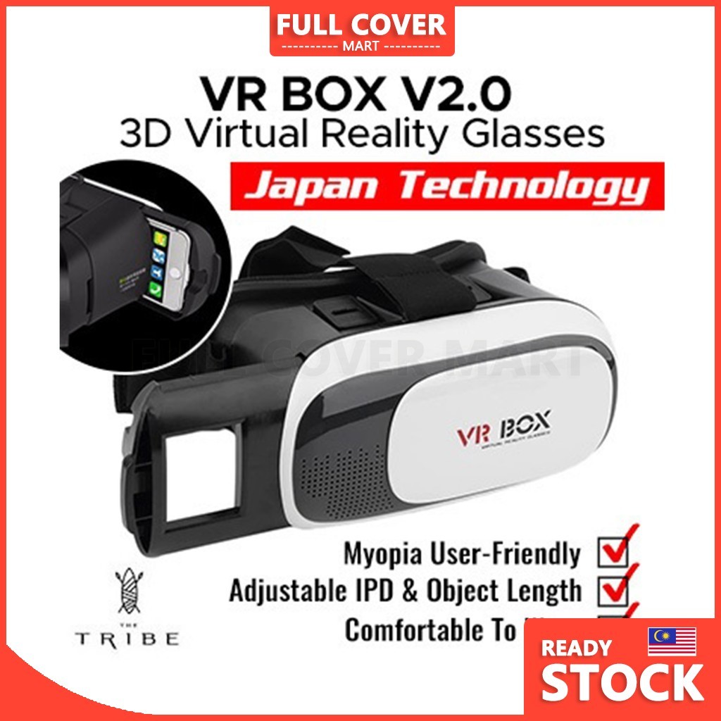 (ACC37) VR BOX Virtual Reality Movies Games 3D Glasses Wireless Video ...
