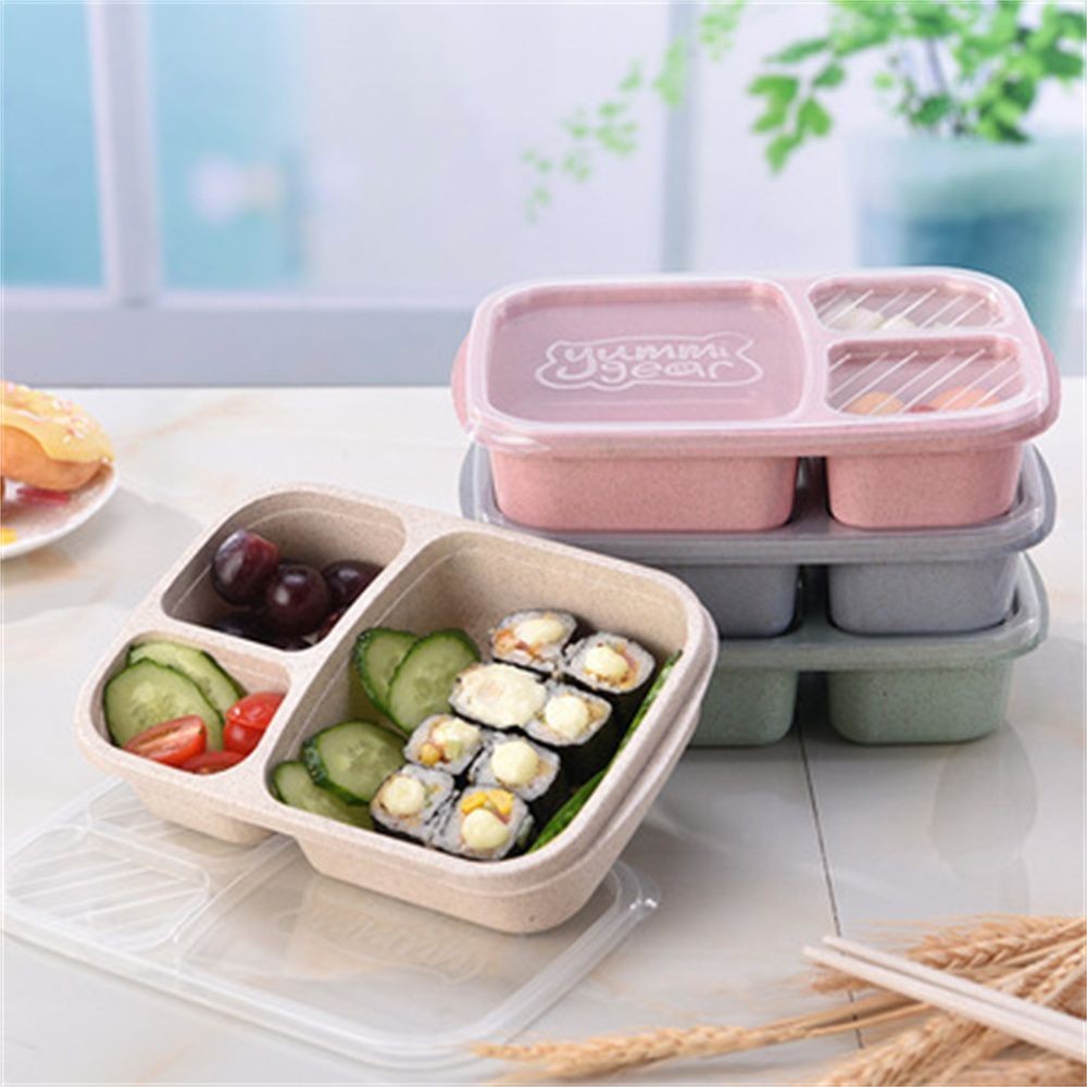 Microwave Compartmentalized Dinnerware Lunchbox Food Fruit Container ...