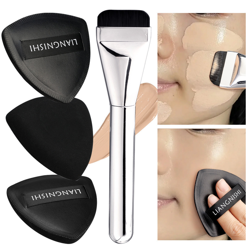 Makeup Brushes Sponges Set - Ultra Thin, Precision, Soft Fibers - For ...