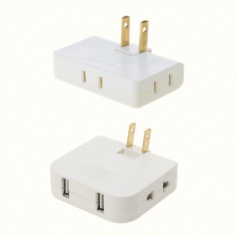 Petrichor Rotatable Socket Converter Multi Plug Socket Indoor Wall USB ...