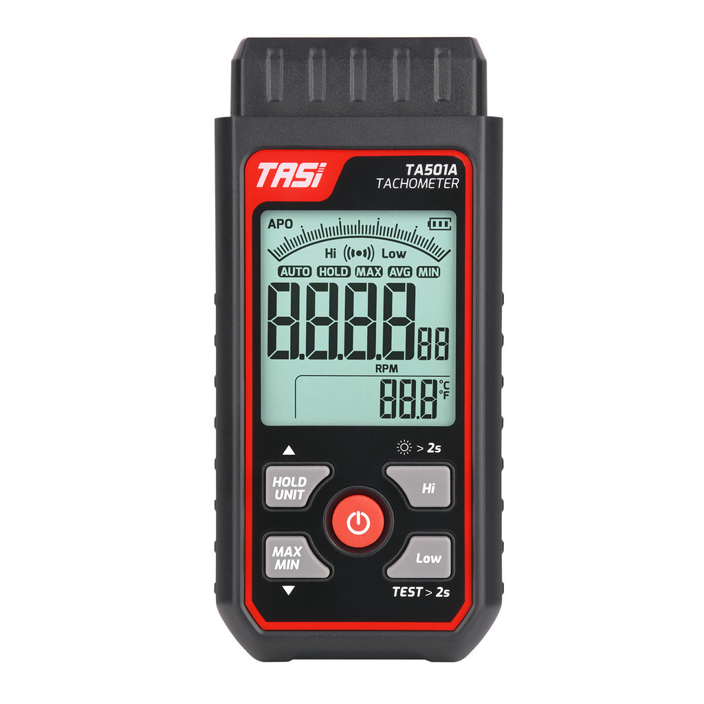 【SZ1】TASI TA501A Digital Tachometer LCD RPM Display Non-Contact Digital ...