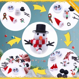 [fenteermy] Snowman Crafts For Kids Build A Snowman Set Handmade Indoor 