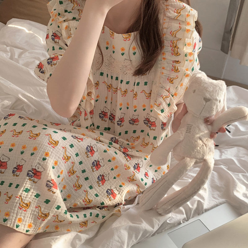 Ready Stock Hot Sale Ready Straw Ink Painting Sling Nightdress Women ...