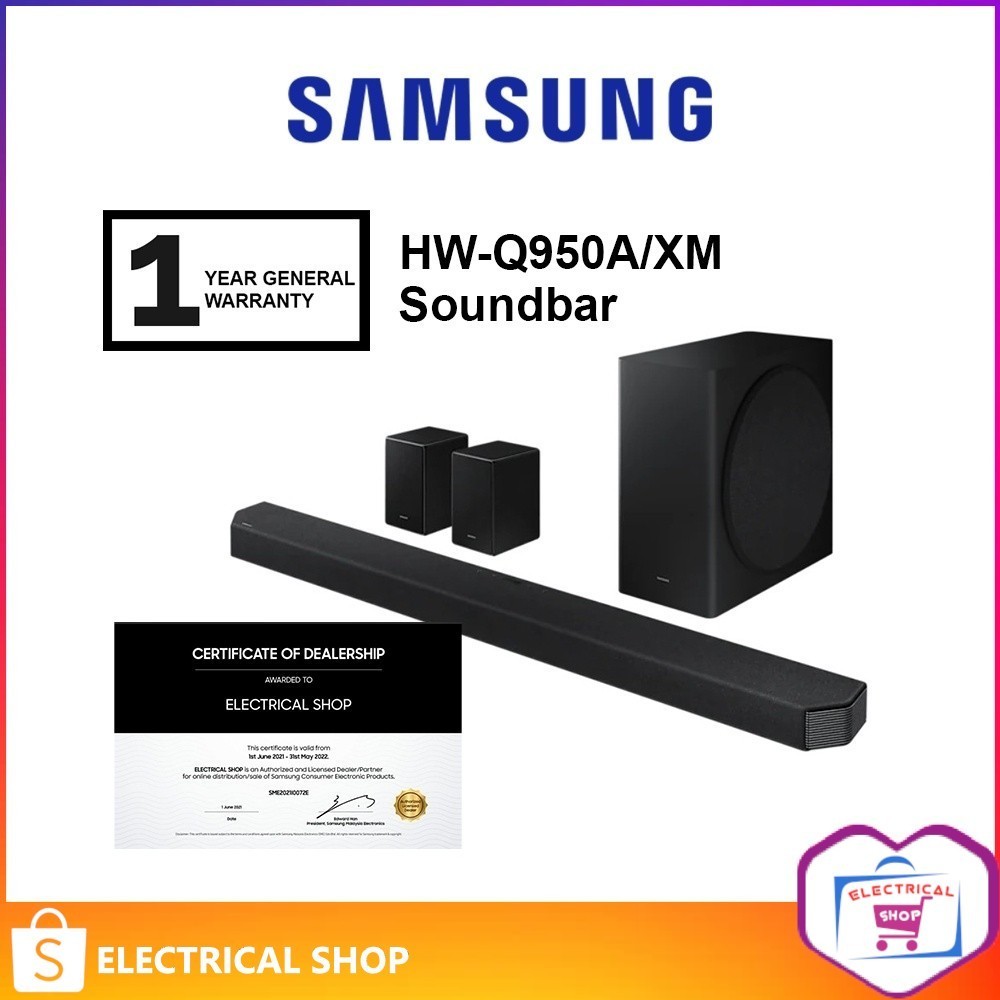 Samsung Q950A Soundbar with Dolby Atmos and DTSX HW-Q950A/XM / HW ...